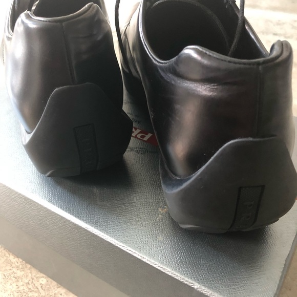 Prada black leather men’s lace up - Picture 7 of 8
